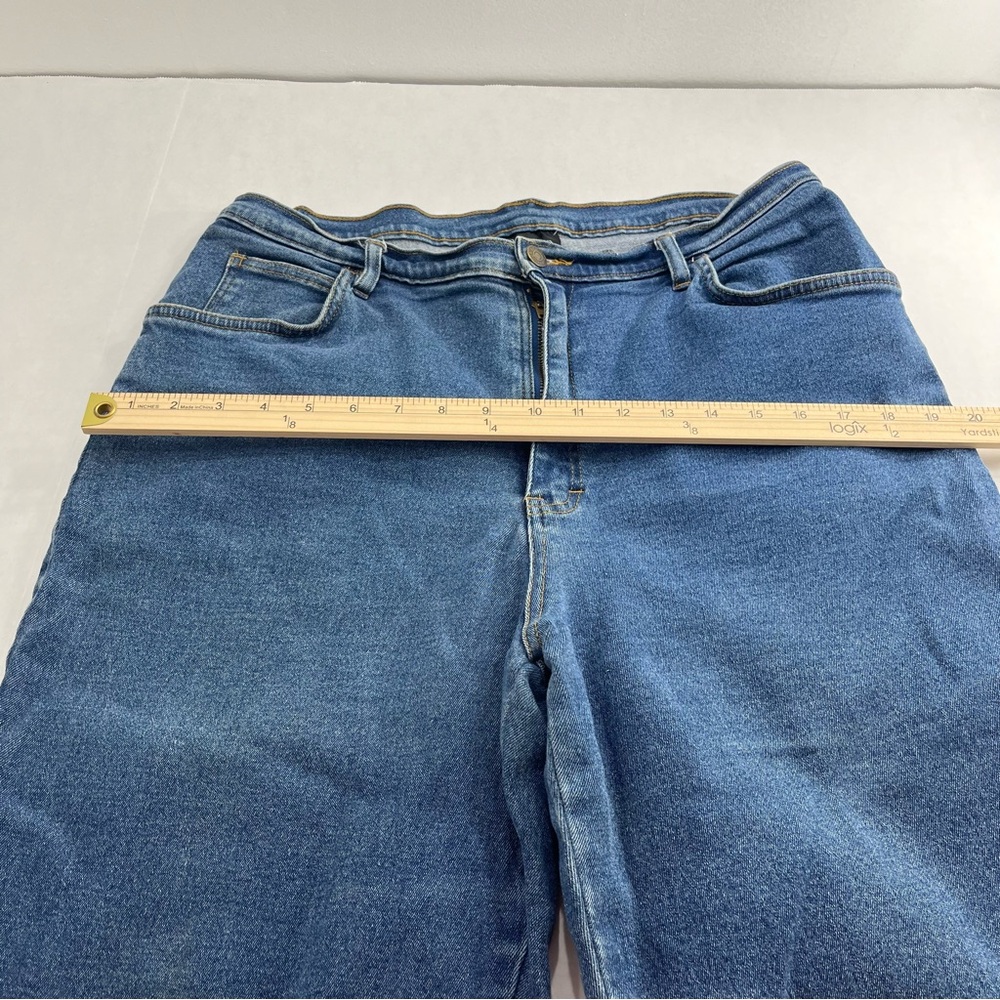 ✨ Vintage Bonjour Denim Capri Pants ✨ - Picture 7 of 13